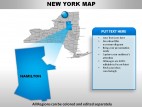 Usa New York State PowerPoint Maps