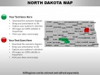 Usa North Dakota State PowerPoint Maps