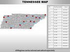 Usa Tennessee State PowerPoint Maps