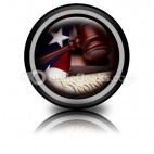 American Justice PowerPoint Icon Cc
