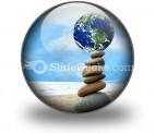 Balanced World PowerPoint Icon C