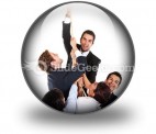 Business Effort PowerPoint Icon C