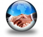 Business Handshake PowerPoint Icon C