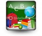 Education PowerPoint Icon S