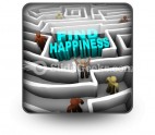 Find Happiness PowerPoint Icon S