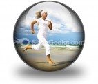 Healthy Life PowerPoint Icon C