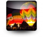 Hot Air Baloons People PowerPoint Icon S
