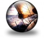 Sailing To The Sunrise PowerPoint Icon C
