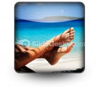 Sandy Feet PowerPoint Icon S