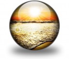 Sea Sunset PowerPoint Icon C