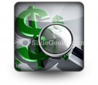 Searching For Dollar PowerPoint Icon S