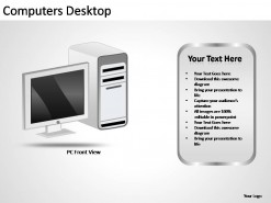 Computers Desktop PowerPoint Presentation Slides