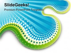 Abstract Spiral Beauty PowerPoint Template 0910