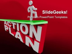 Action Plan People PowerPoint Template 1010