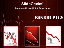 Bankruptcy Finance Business PowerPoint Backgrounds And Templates 1210