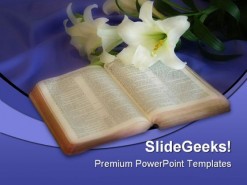 Bible01 Religion PowerPoint Template 0610