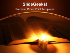 Bible Religion PowerPoint Template 0610