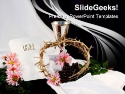 Bible Religion PowerPoint Template 1010