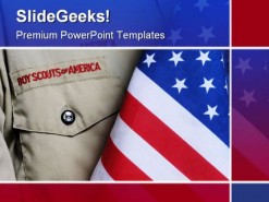 Bsa Uniform Americana PowerPoint Template 1010