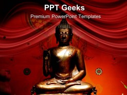 Budha01 Religion PowerPoint Templates And PowerPoint Backgrounds 0411