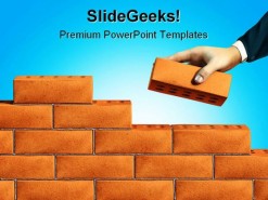 Building Base Business PowerPoint Template 0810