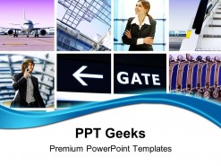 Business Trip Travel PowerPoint Templates And PowerPoint Backgrounds 0411
