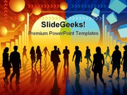 Changing World Business PowerPoint Template 0810