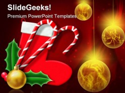 Christmas Decoration Festival PowerPoint Backgrounds And Templates 1210
