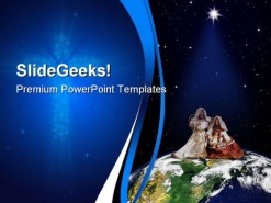 Christmas World Religion PowerPoint Template 1010