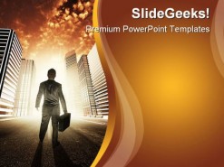 City Of Opportunity Business PowerPoint Template 1010