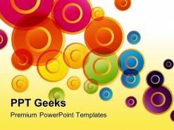 Colored Circles Shapes PowerPoint Templates And PowerPoint Backgrounds 0411