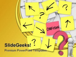 Confusion Business PowerPoint Template 0810