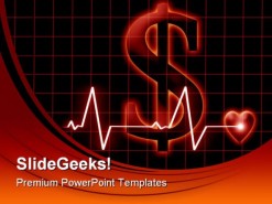 Cost Of Health Care Medical PowerPoint Template 0610