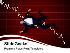 Crisis Business PowerPoint Template 1110