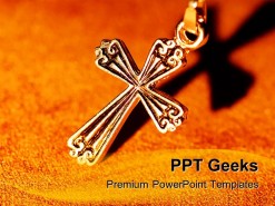 Cross Religion PowerPoint Templates And PowerPoint Backgrounds 0411