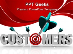 Customers Target Business PowerPoint Templates And PowerPoint Backgrounds 0411