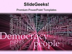 Democracy People Government PowerPoint Backgrounds And Templates 1210