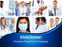 Doctor Collage Medical PowerPoint Template 1110