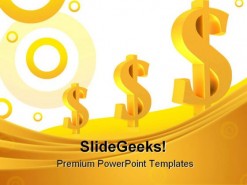 Dollar Sign Money PowerPoint Backgrounds And Templates 1210