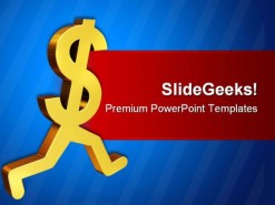 Dollar Sign Symbol PowerPoint Background And Template 1210
