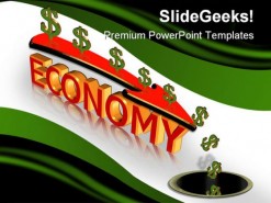 Economic Crisis Recession Business PowerPoint Background And Template 1210