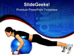 Excercise Health PowerPoint Template 0610