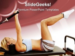 Exercise Health PowerPoint Background And Template 1210