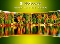 Fall Forest Nature PowerPoint Template 1110