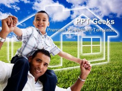 Father And Son Family PowerPoint Templates And PowerPoint Backgrounds 0411