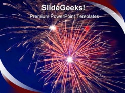 Fireworks Festival PowerPoint Background And Template 1210