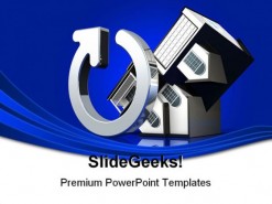 Flipping Houses Real Estate PowerPoint Backgrounds And Templates 1210