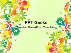 Floral Background Design PowerPoint Templates And PowerPoint Backgrounds 0411
