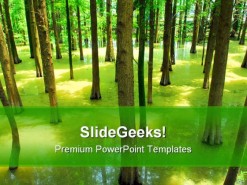 Forest Nature PowerPoint Template 1110