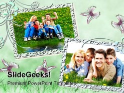 Frame Family PowerPoint Template 1110